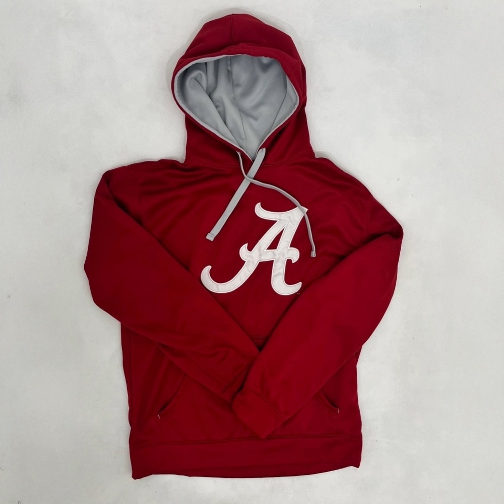 Alabama Crimson Tide‎ Mens Medium Hooded Sweatshirt Red Pockets Long Sleeve